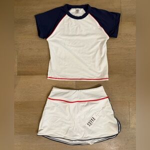 Frankie's Bikinis Trackstar Skort Set